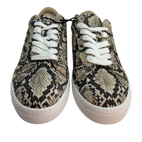 Steve Madden Shoes - Steve Madden Vonn Snake Skin Lace Up Sneaker 8 New